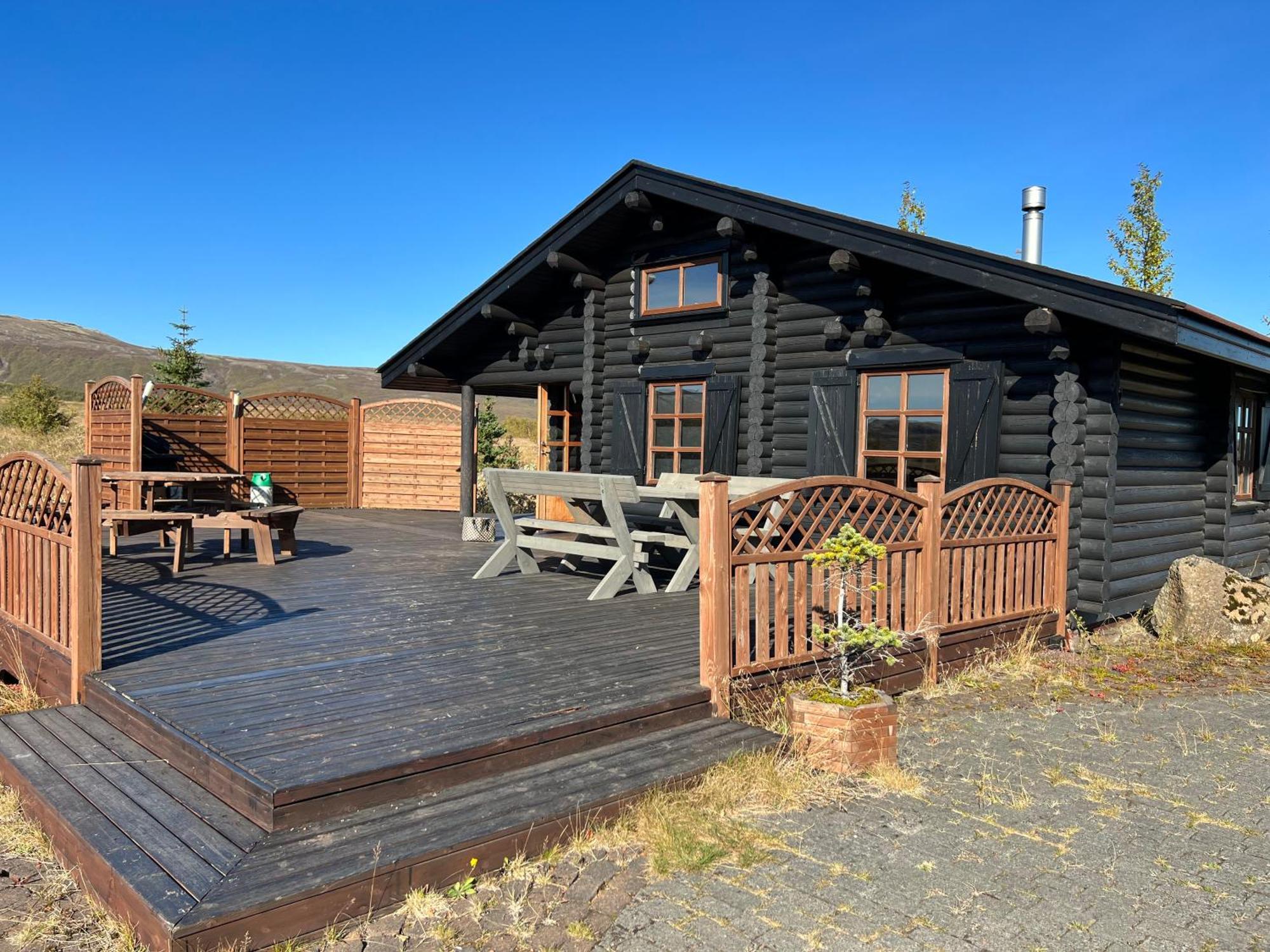 Cosy Cabin With Amazing View On The Geysir Blaskogabyggd 外观 照片